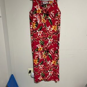 Chico’s Vintage 1990’s Floral Maxi dress Size 1 (Chicos small)